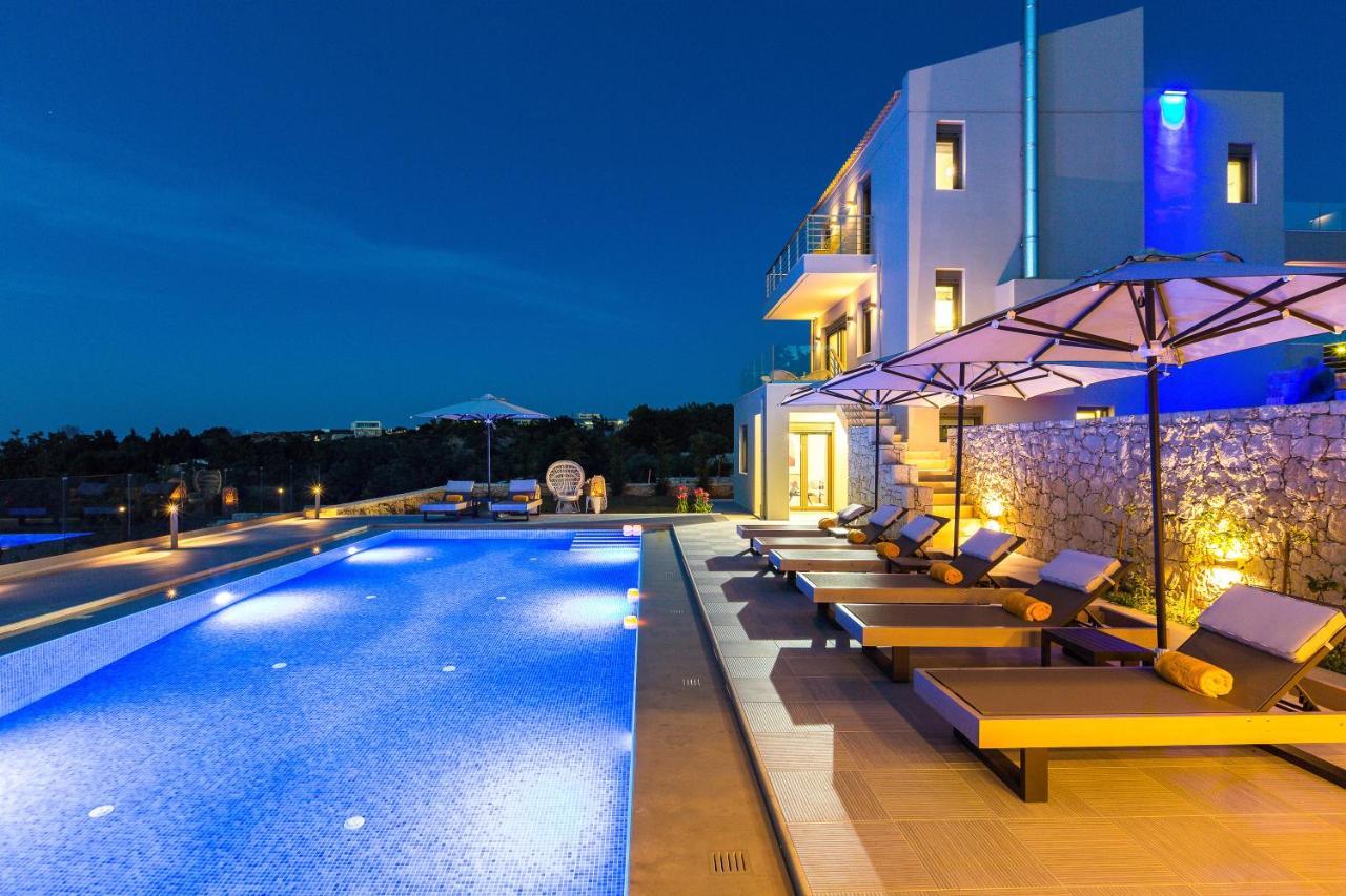 Luxury Cretan Villas With Private Pools Gállos Esterno foto
