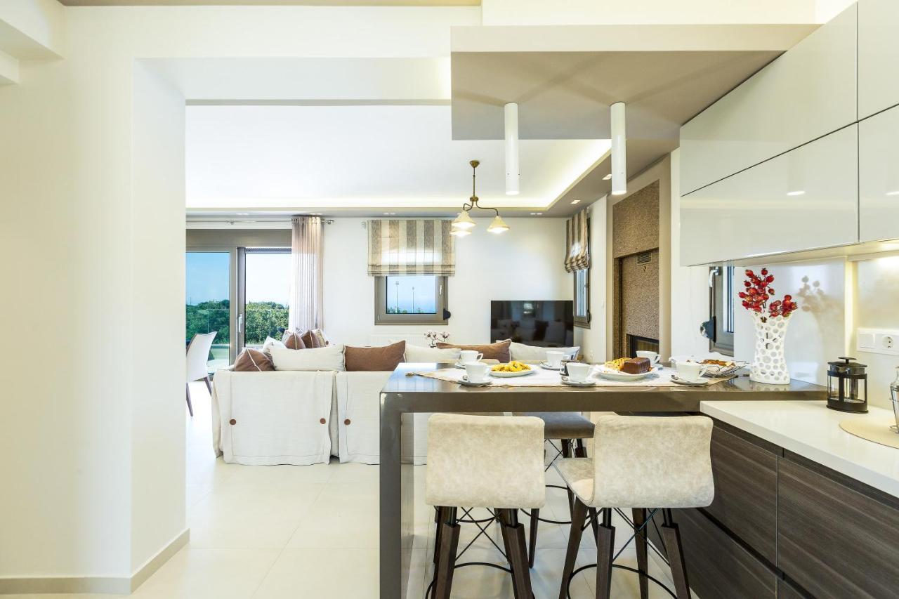 Luxury Cretan Villas With Private Pools Gállos Esterno foto