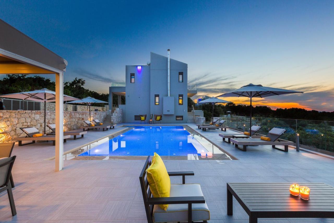 Luxury Cretan Villas With Private Pools Gállos Esterno foto